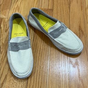 **Cole Haan Grand OS Fabric Penny Loafers